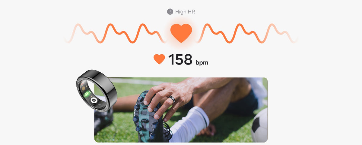 Fast Life Ring Life Ring - Smart Ring For Fitness, Health, Stress & Sleep Tracking